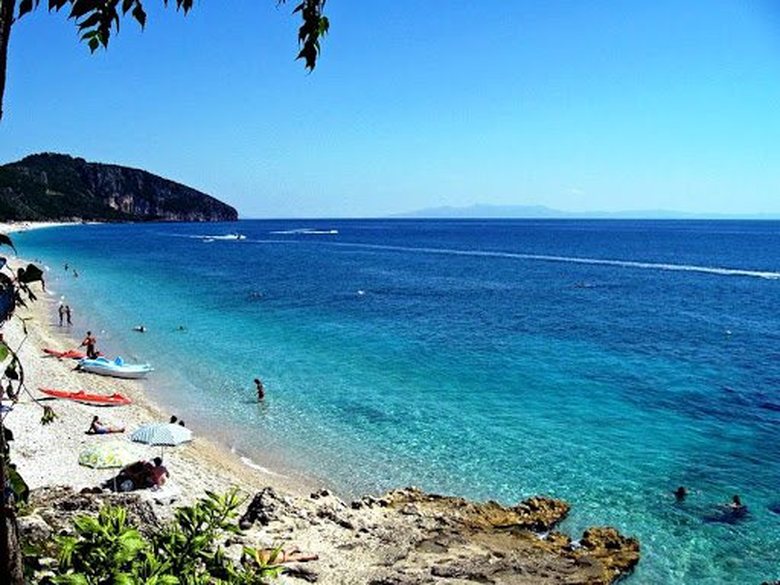 dhe beach of dhermi