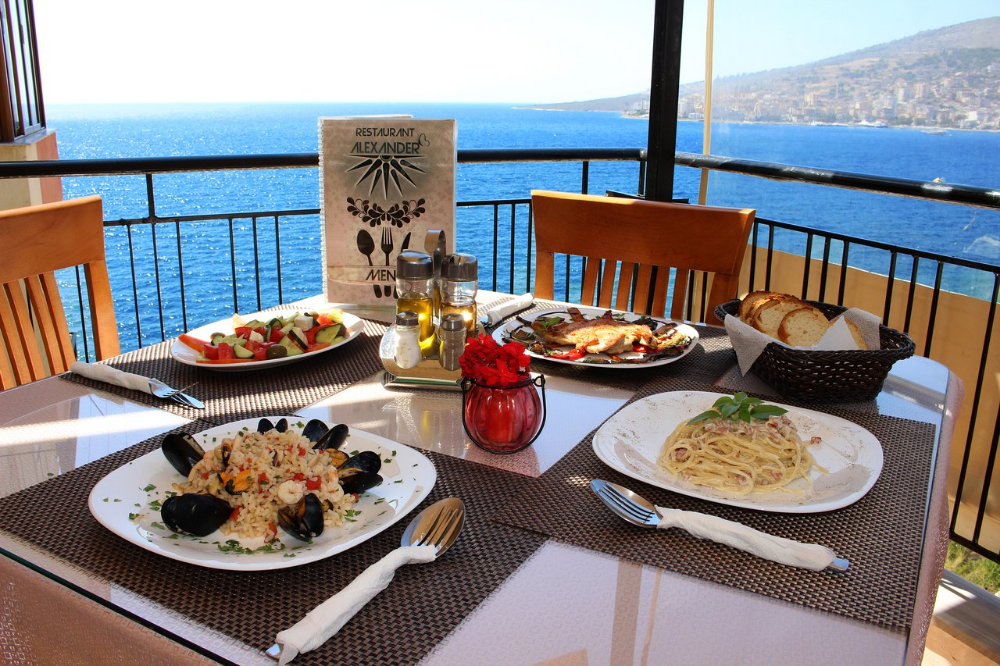 food in Sarande